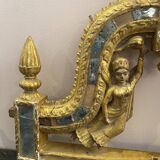 Architectural element from an Indian temple in gilded wood