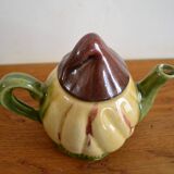 Small vintage earthenware teapot