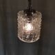 Glass and gilded metal suspension - mid 20th century