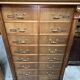 Antique solid wood workshop furniture in Renaissance style.