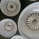 Crystal fruit service with its 8 matching bowls.