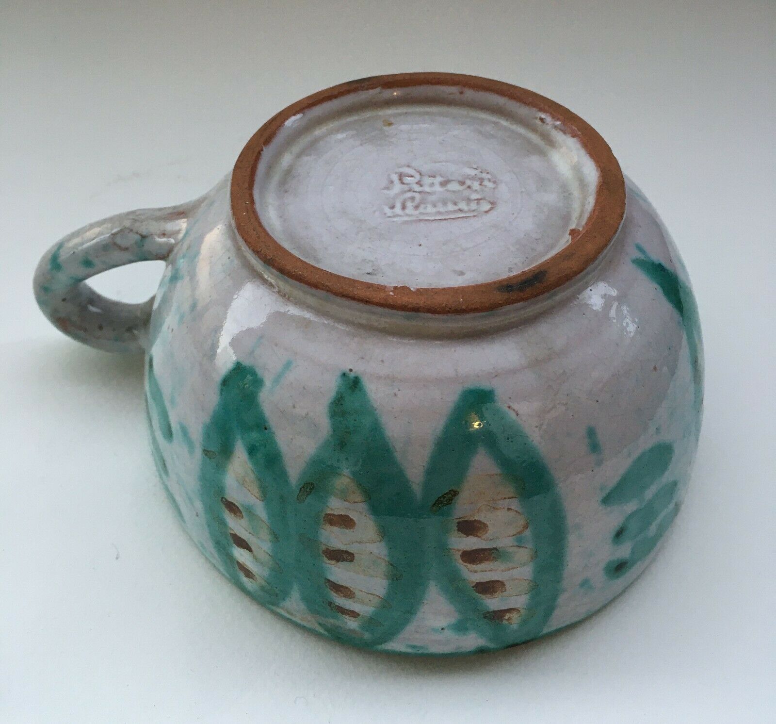 Mug and under cup Humbert Pittari Vallauris