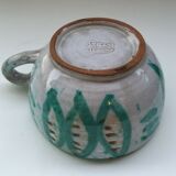 Mug and under cup Humbert Pittari Vallauris