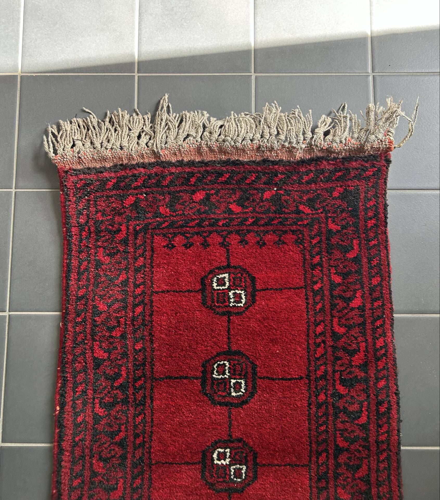 Uzbek hallway carpet from Bukhara 55x140