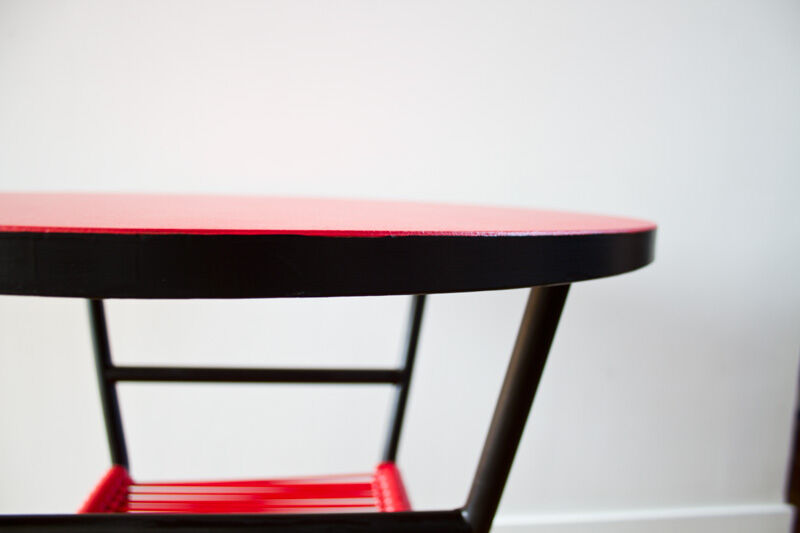 Table low red scoubidou