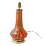 Art Deco lamp in flamed stoneware 1920