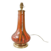 Art Deco lamp in flamed stoneware 1920