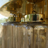 Design chandelier by Glashütte Limburg from 1960