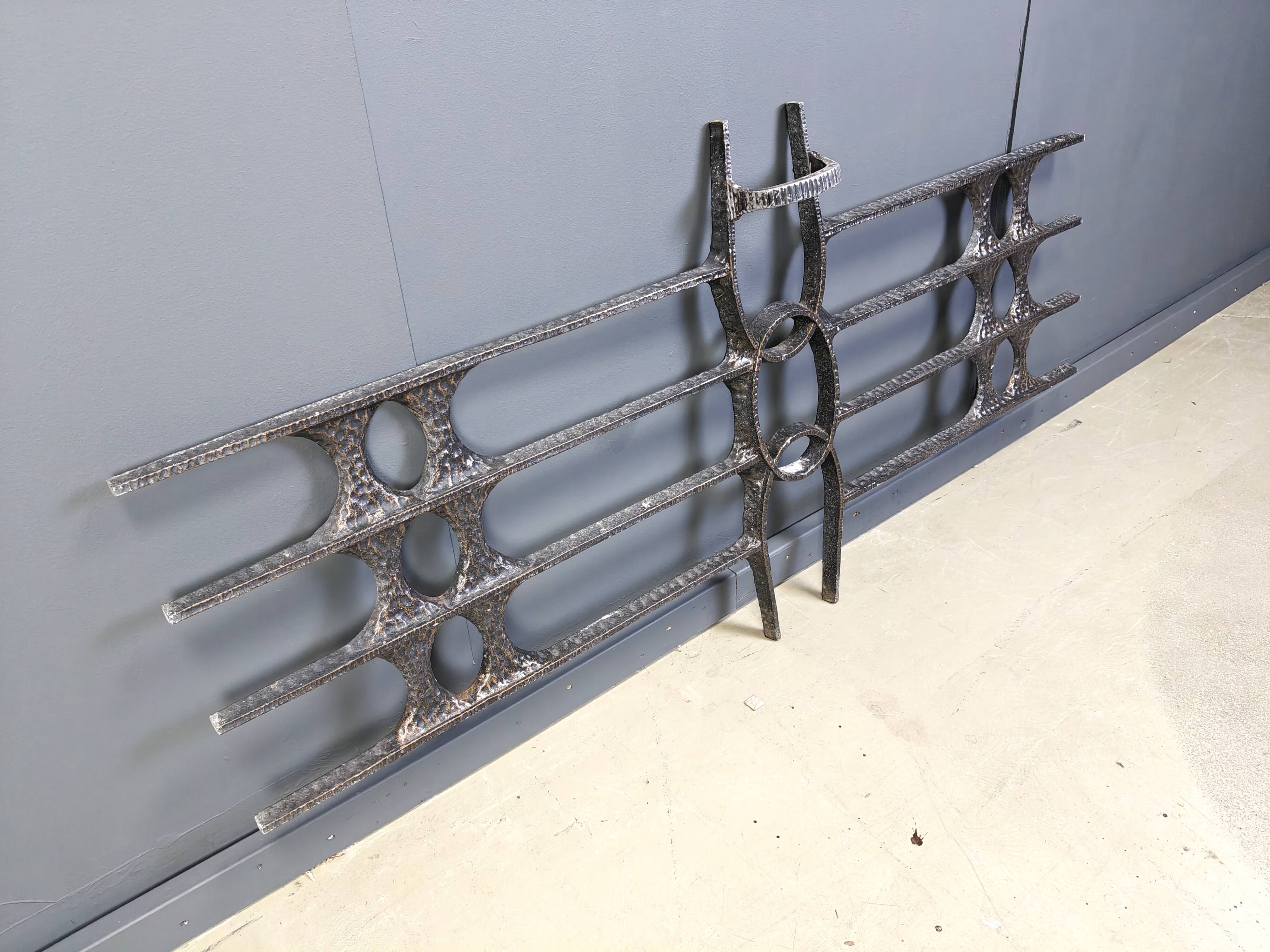 Large vintage brutalist wall sculpture, 1970s