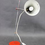 1960s Josef Hurka Red Table Lamp for Lidokov , Czechoslovakia