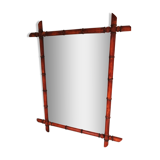 Miroir art déco imitation bambou