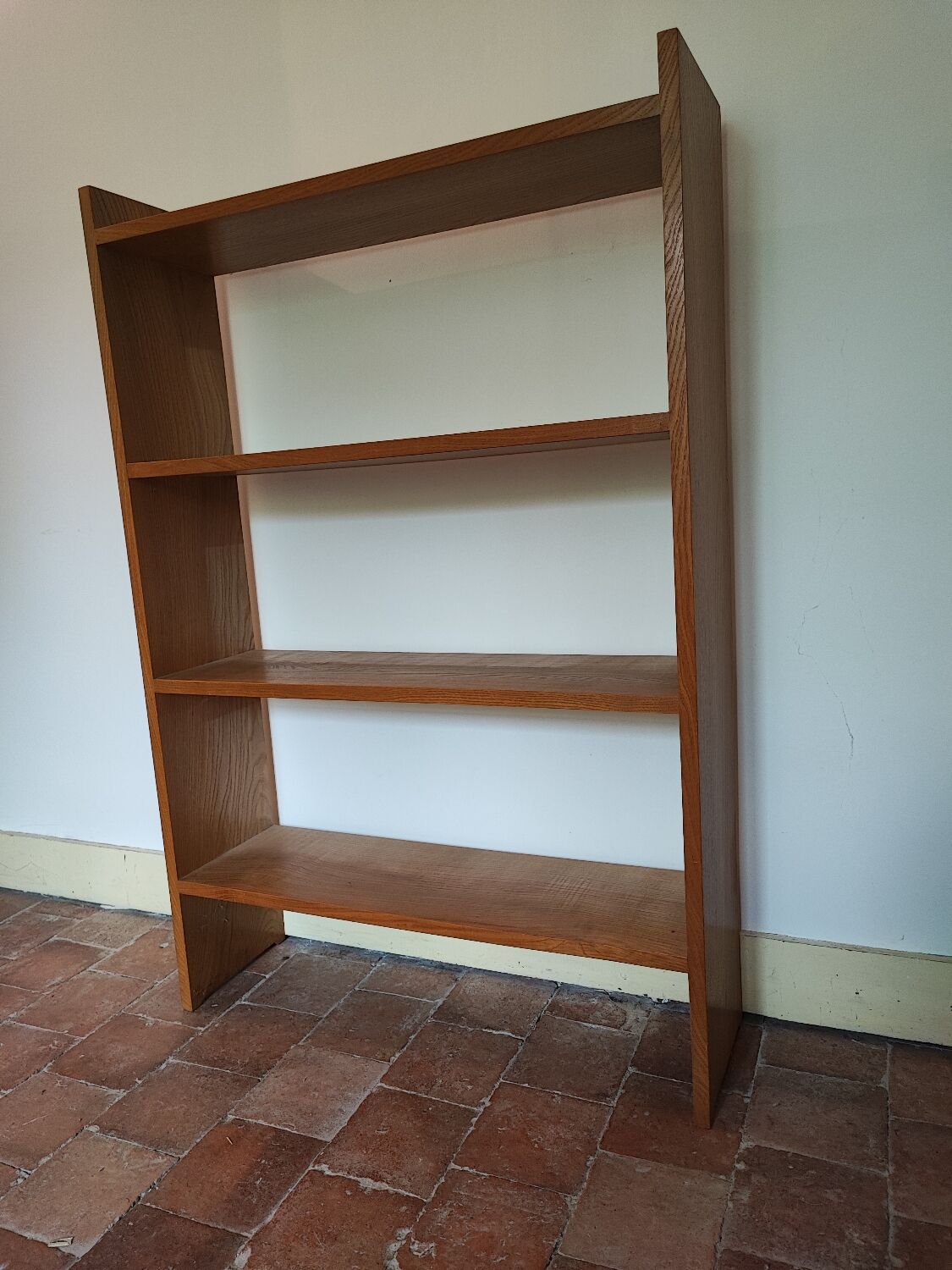 Bookcase wooden shelf 60s/70s