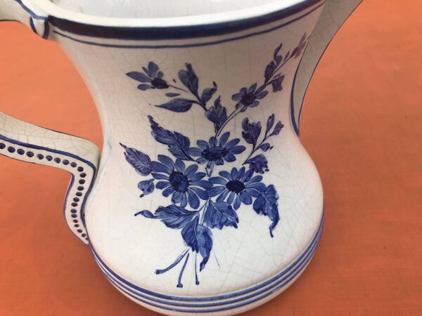 Broc / Vase décor floral Céramique Bassano