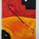 Abstract painting. "Imitate the future."