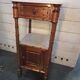 Table de chevet bois bambou du XIXème
