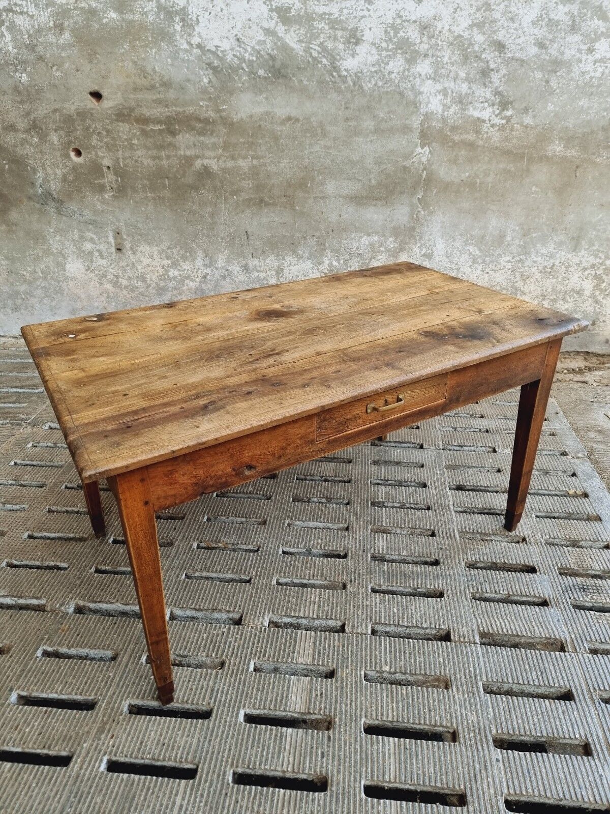 Antique farmhouse table French dining table