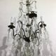 Lustre 4 Lumières Cristal Et Bronze Blanc