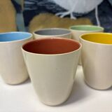 Set of 5 vintage Villeroy and Boch cups and mugs