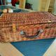Coracle vintage wicker picnic basket
