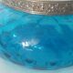 Pot to biscuit in verre bleu epoque art new debut xxy