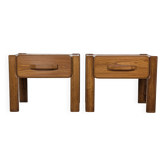 Paire de tables de chevet