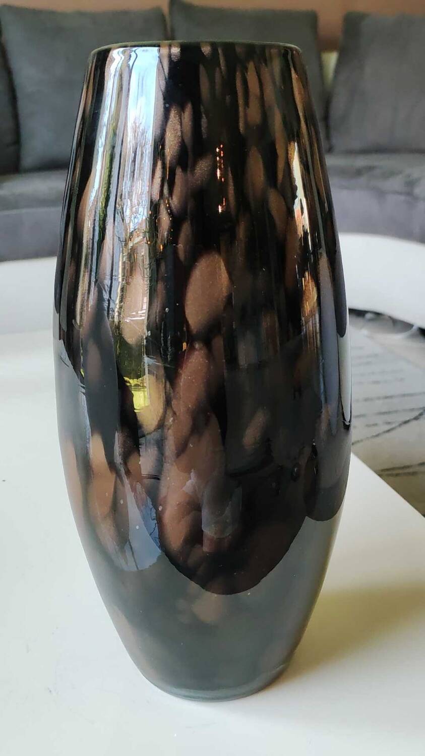 Venetian Murano blown glass vase by Carlo Nason, 1960s
