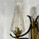 Pair Mid Century Itaian Modern  double wall sconce