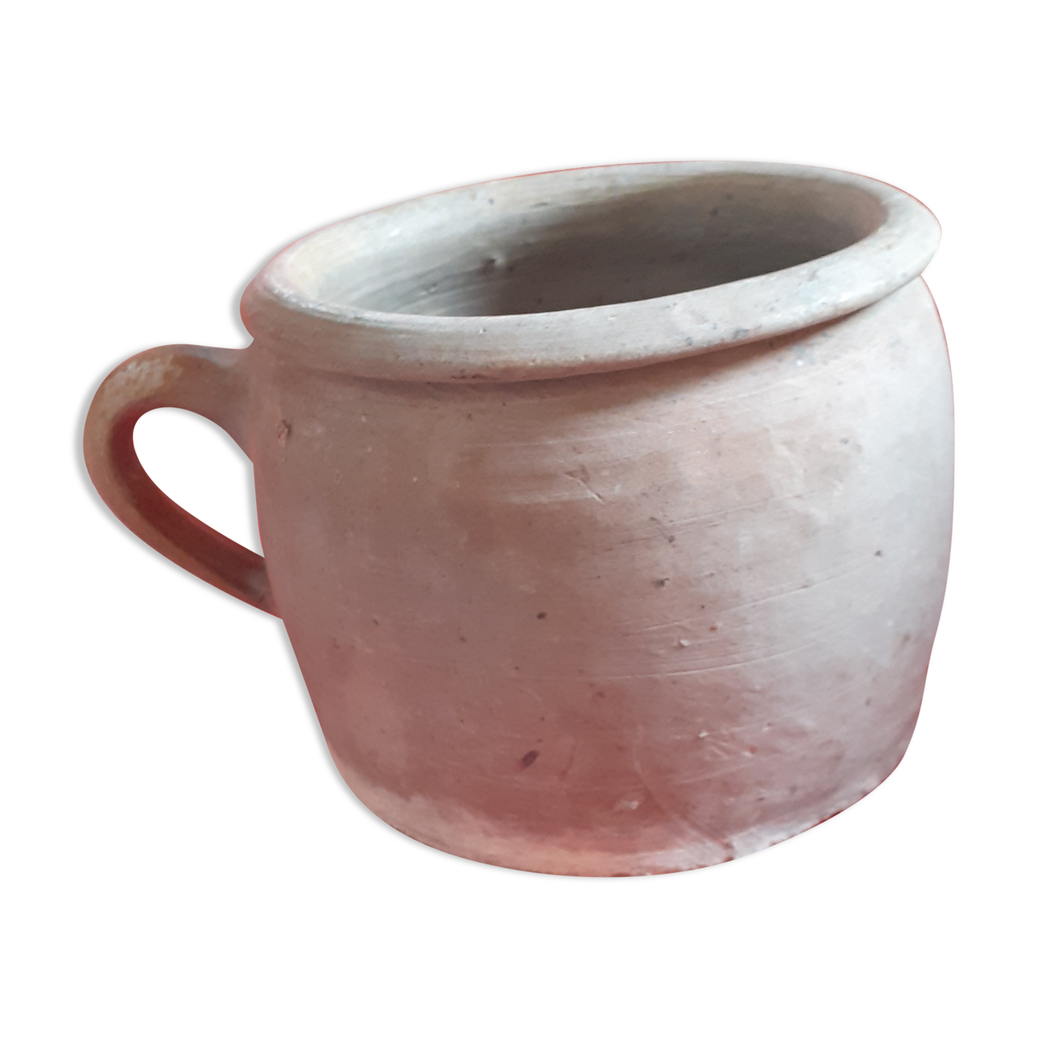Sandstone pot with handle