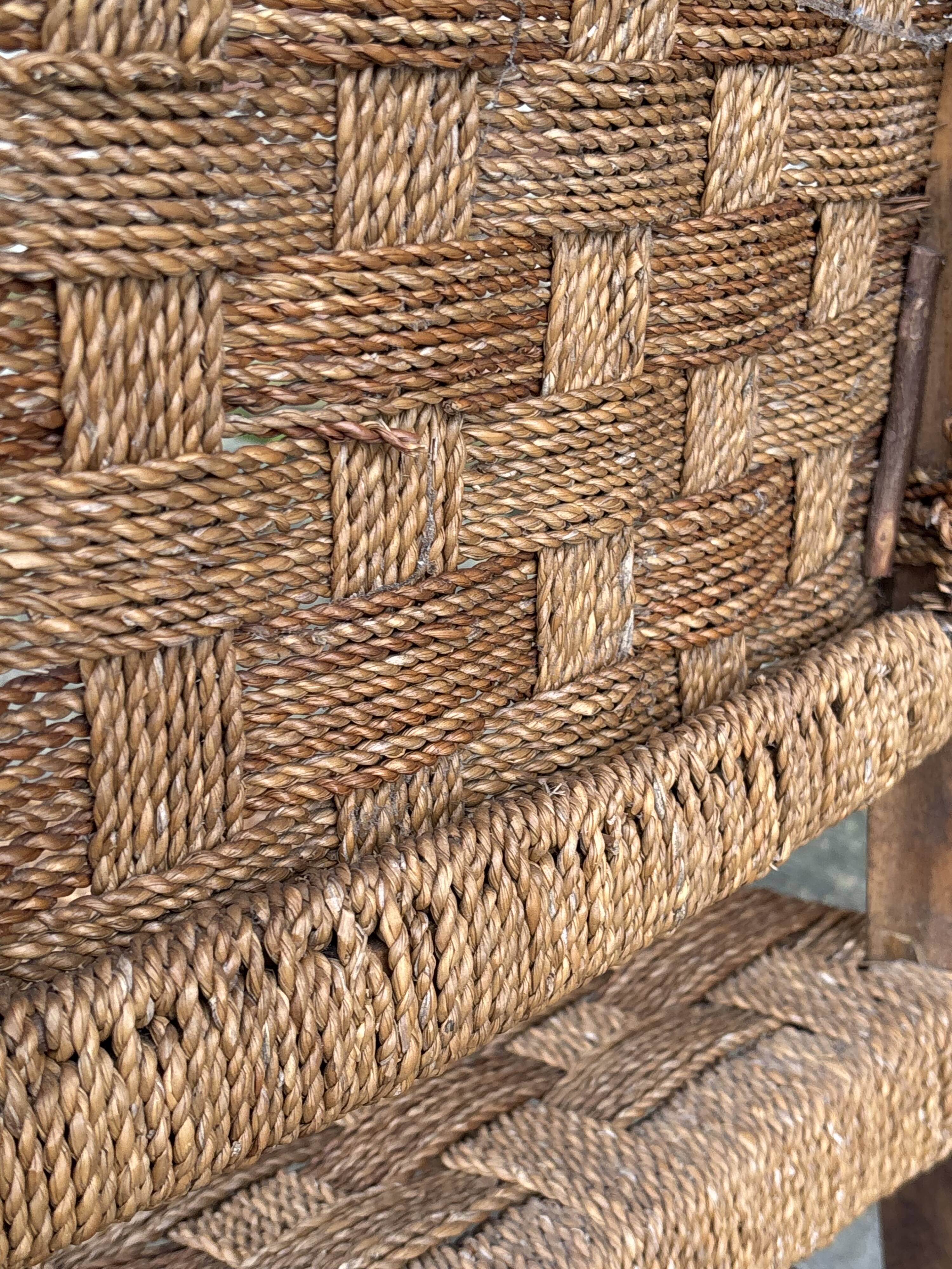 Bauhaus rope chair easy chair Erich Dieckmann style