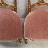 Paire de Chaises en Bois Doré Époque Napoléon III – 2ème partie du XIXe