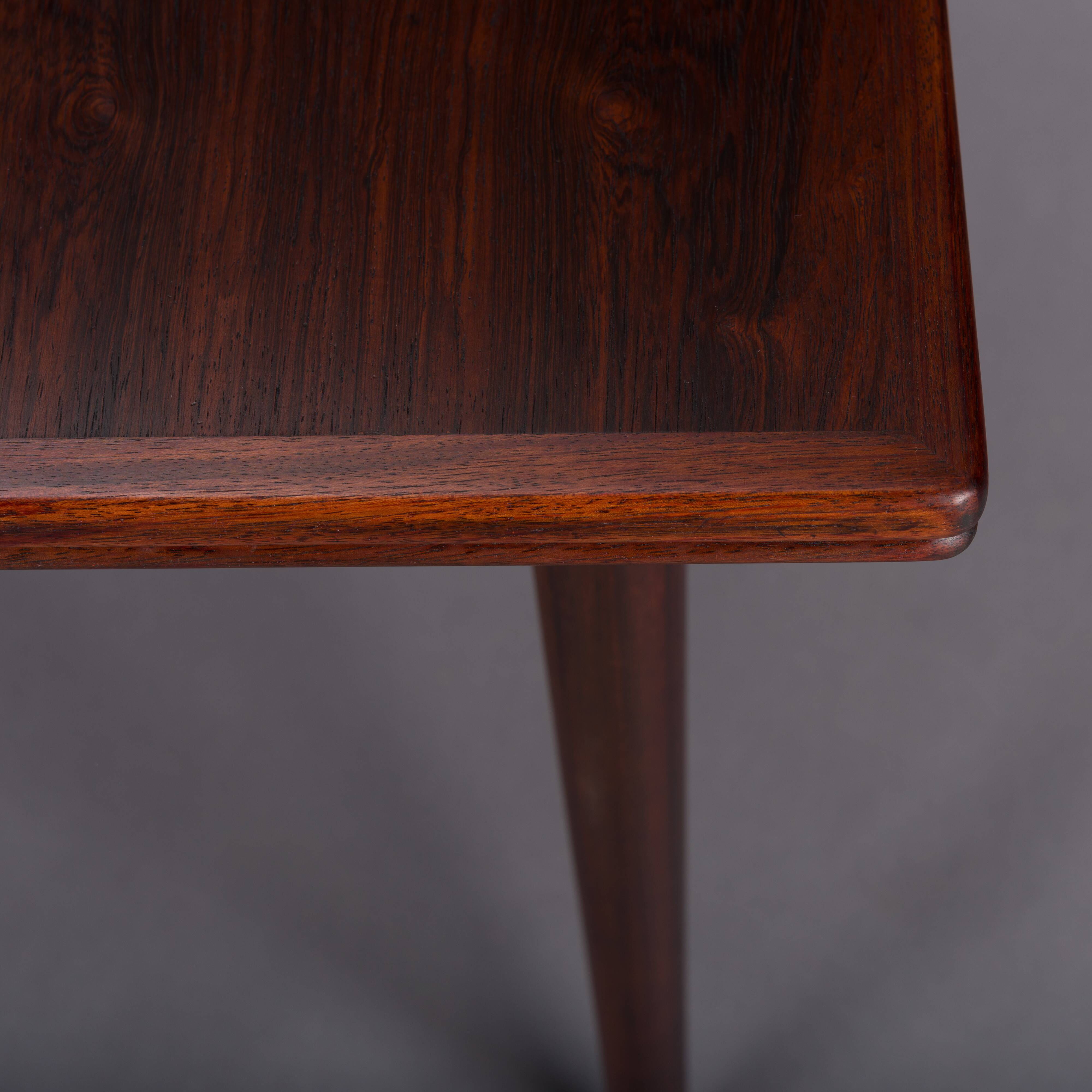 Danish gunni extendable rosewood model 54 dining table for Omann Jun Møbelfabrik, 1960s