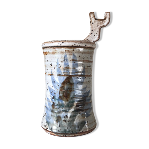 Pot couvert en céramique - annees 60 design