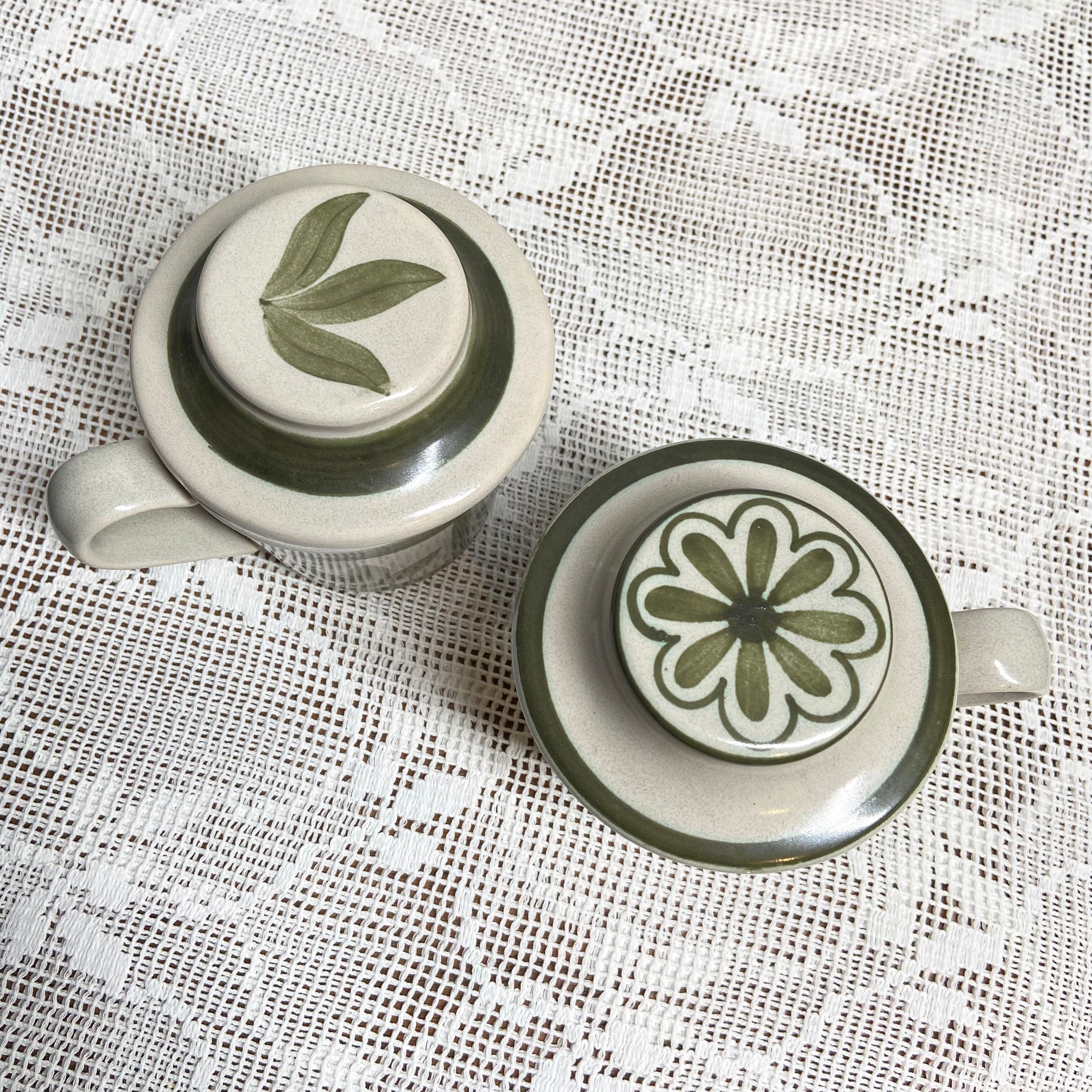 Set of 2 ceramic infusion cups