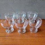 Art Deco Glass Service, 1950s