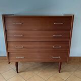 Scandinavian chest of drawers with 4 drawers