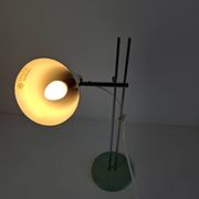 Josef Hůrka for Lidokov Midcentury Modern Table Lamp in Green Metal