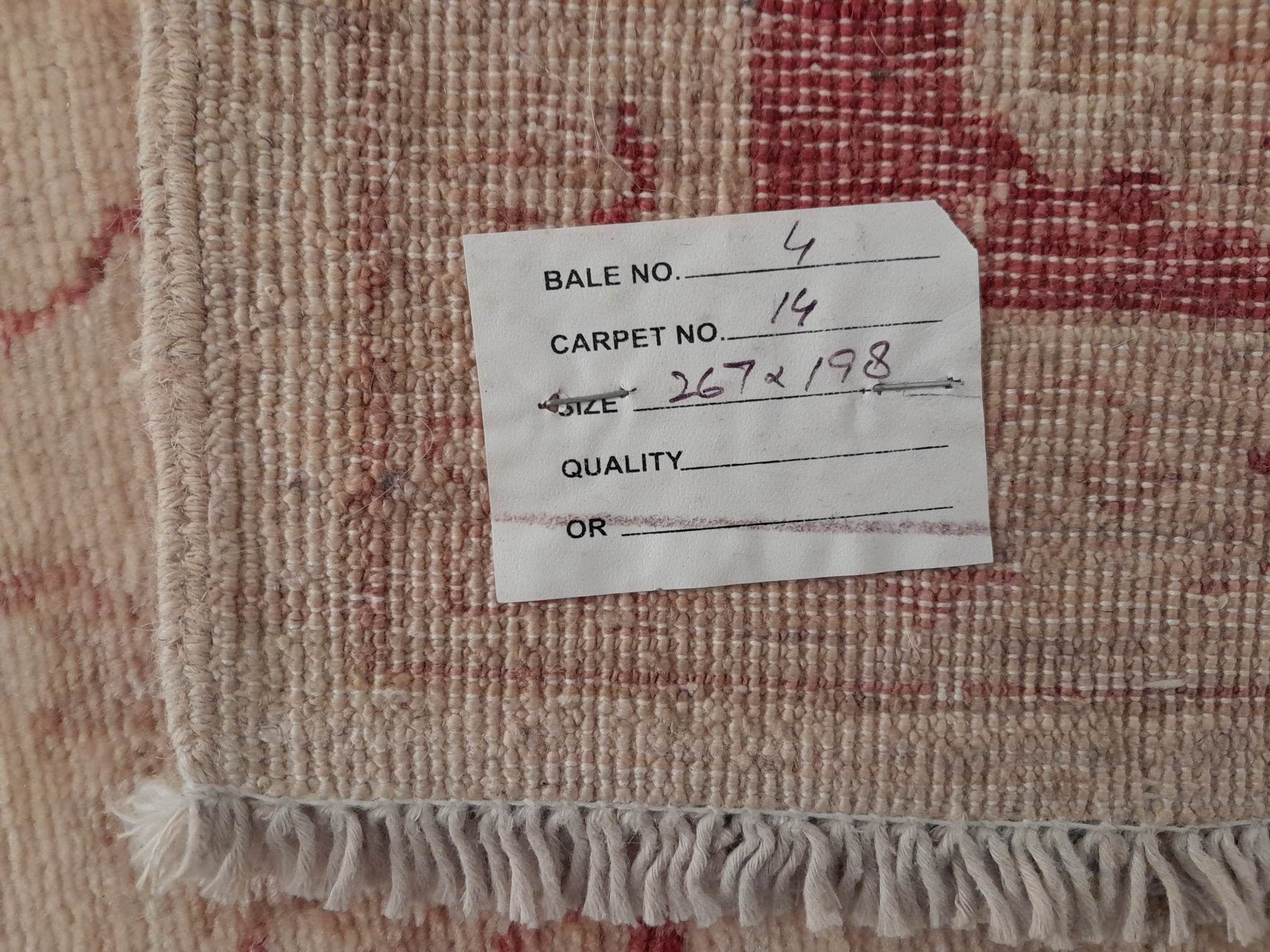 Chobi ziegler handmade rug 267x198cm