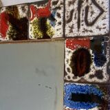 1960s ceramic mirror