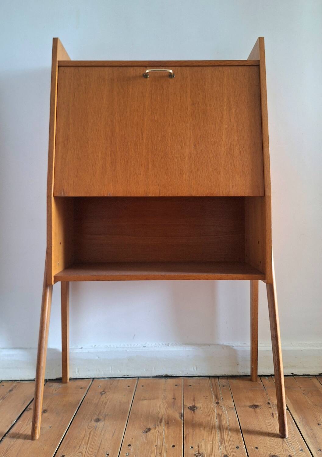 Secrétaire vintage, meuble bureau, bar ancien