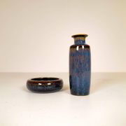 Bowl and modern vase from the mid-century Rörstrand Carl Harry Stålhane, Sweden, 1950s.