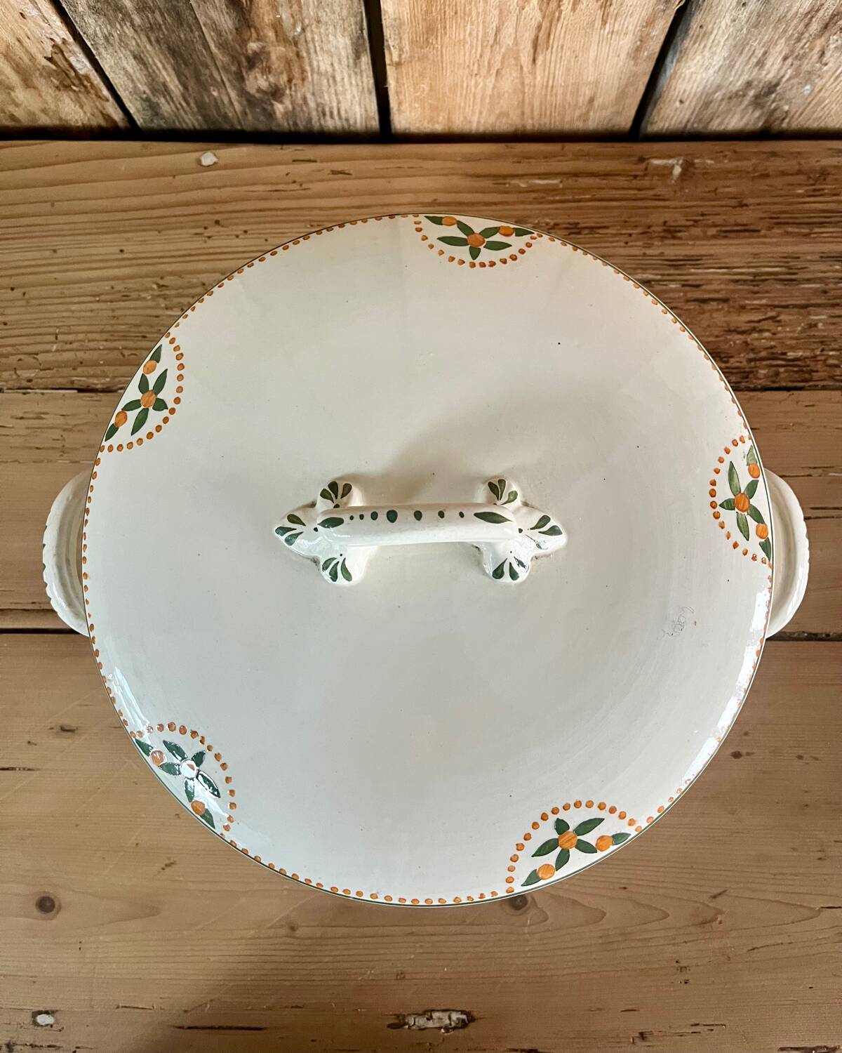 Longwy iron earth soup tureen