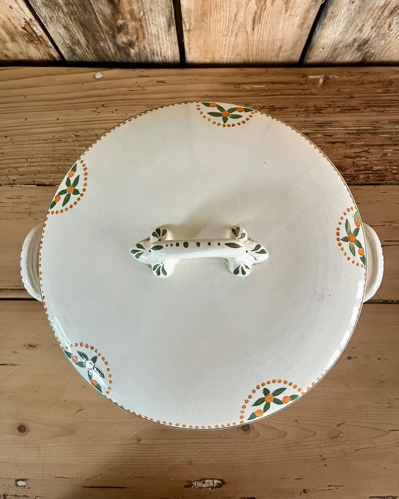 Longwy iron earth soup tureen