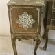 Pair of florentine bedsides