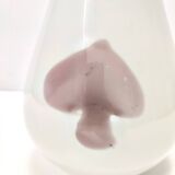 Vase vintage en verre de Murano blanc attr. à Dino Martens pour Aureliano Toso