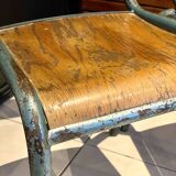 Pair of vintage school chairs