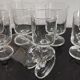 Set of 8 glasses of white wine Cavalier Luminarc transparent vintage