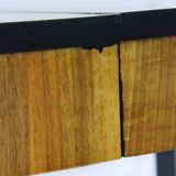 Restored Walnut Folding Dining Table by Jindřich Halabala for Drevotvar, 1940s