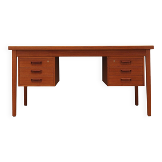 Teak desk, Danish design, 1970s, production: Denmark