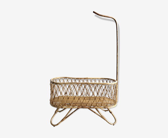 Lit Bebe Berceau En Rotin Vintage Avec Fleche De Lit Et Matelas Sur Mesure Selency Lit Bebe Berceau En Rotin Vintage Avec Fleche De Lit Et Matelas Sur Mesure Selency