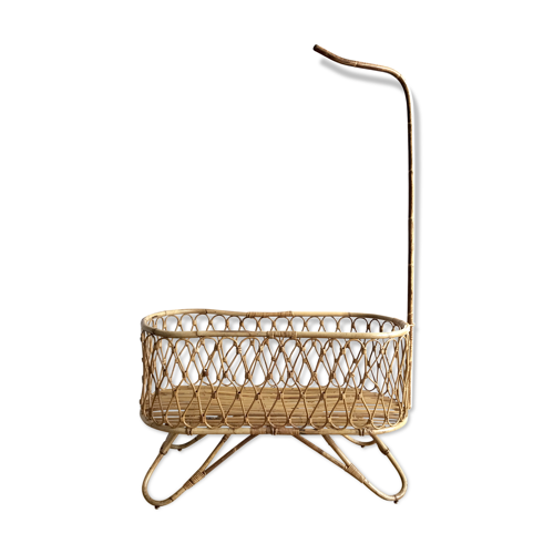 Lit Bebe Berceau En Rotin Vintage Avec Fleche De Lit Et Matelas Sur Mesure Selency Lit Bebe Berceau En Rotin Vintage Avec Fleche De Lit Et Matelas Sur Mesure Selency